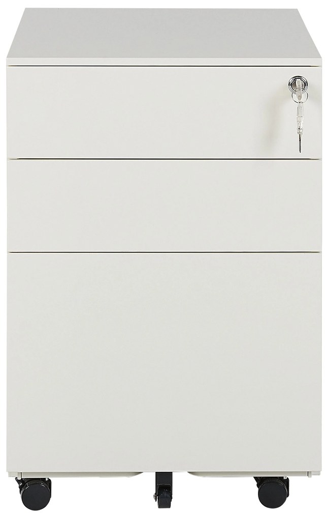 Classificatore metallo bianco sporco 39 x 50 cm CAMI Beliani