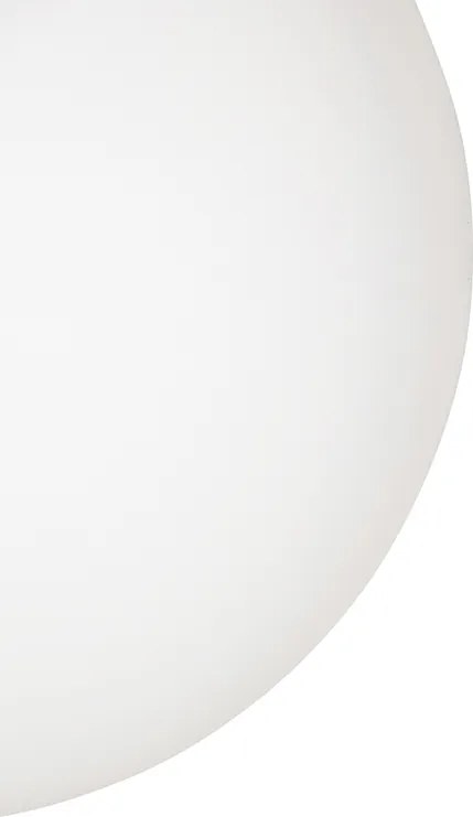 Lampada a sospensione scandinava smart oro con vetro opale 40cm incl. WiFi A60 - Ball 40
