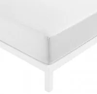 Lenzuolo con angoli singolo cotone percalle bianco
