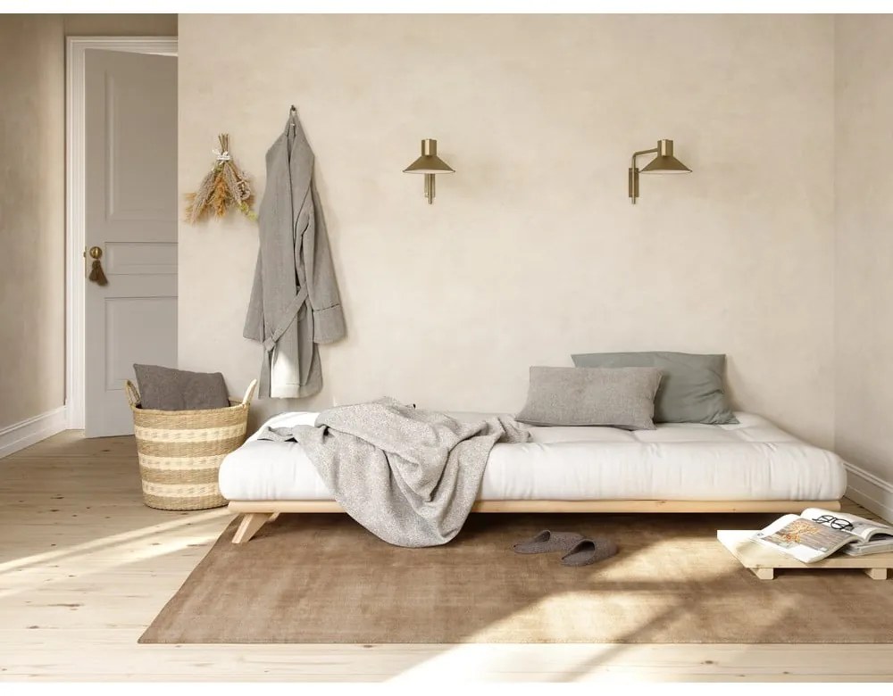 Letto matrimoniale Letto naturale, 160 x 200 cm Senza - Karup Design
