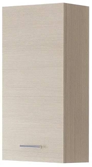 Pensile bagno sospeso 35 cm larice con ripiano regolabile Desya