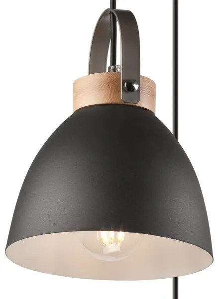 Lampadario a sospensione DANIELLE 3xE27/60W/230V su cavo