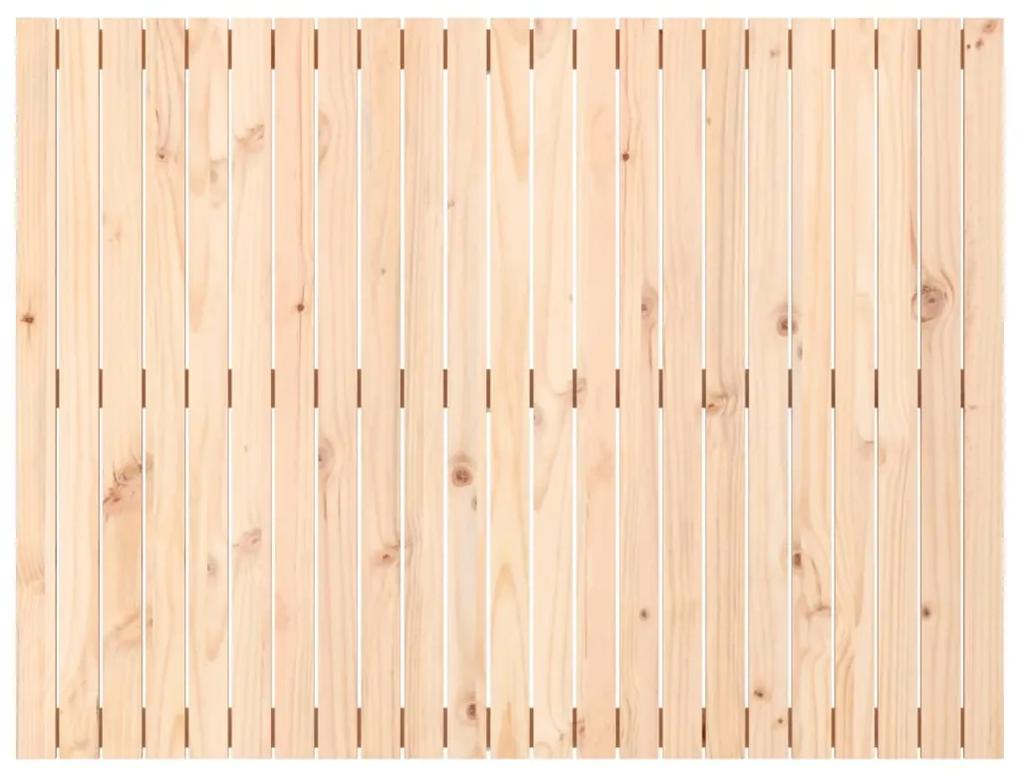 Testiera da parete 146,5x3x110 cm in legno massello di pino