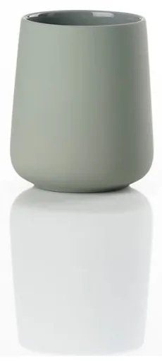 Tazza in gres verde per spazzolini da denti Nova One - Zone