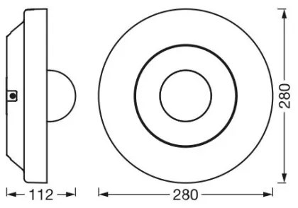 Ledvance - LED Lampada da esterno con sensore e camera LED/22W/230V IP44 Wi-Fi