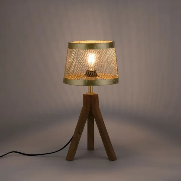 Leuchten Direkt 11423-60 - Lampada da tavolo FREDERIK 1xE27/60W/230V