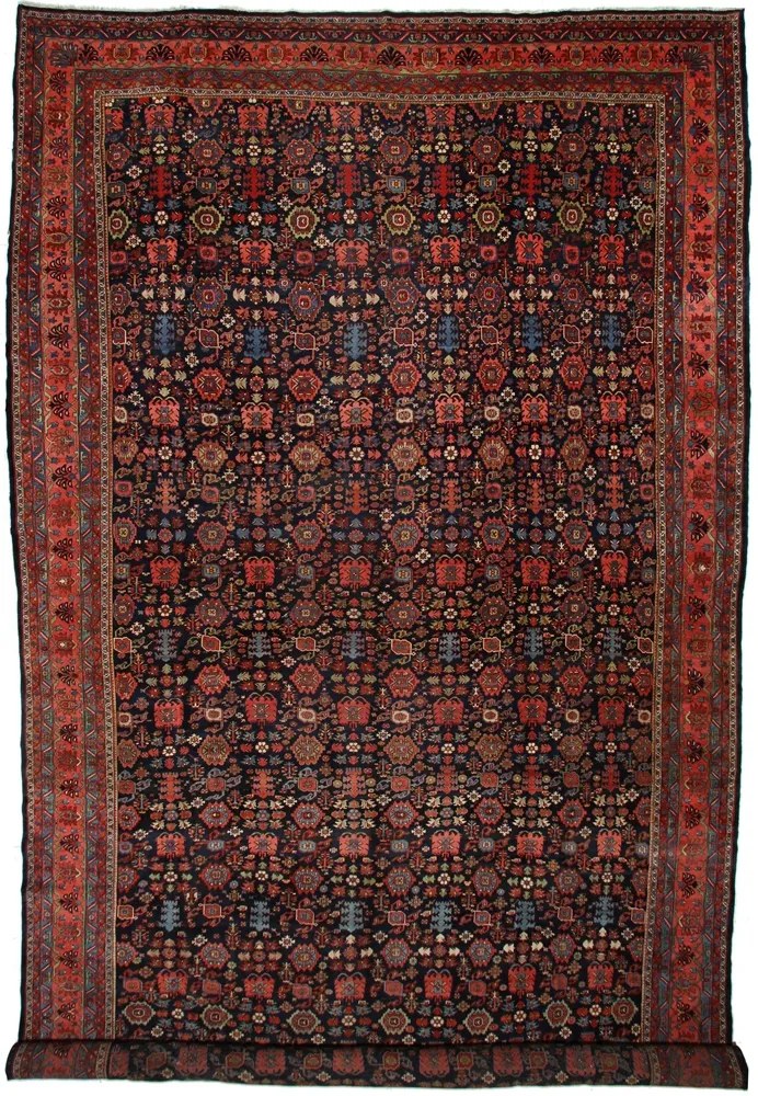 Bidjar Tappeto persiano 720x420 Rosa (Iran) Annodato A Mano