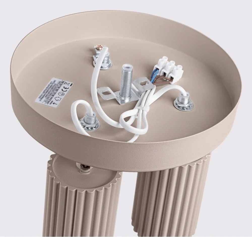 Faretto grigio tortora in metallo Gleam – Sollux