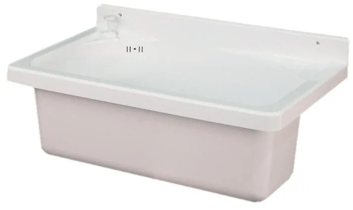 Lavatoio per bucato in polipropilene Vasca multiuso L 72 x P 46 x Sp 72 cm da interno ed esterno