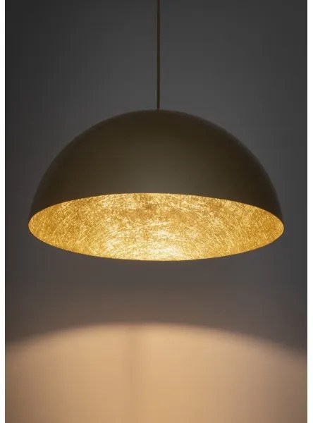 Lampadario a sospensione con filo SFERA 1xE27/60W/230V diametro 50 cm oro