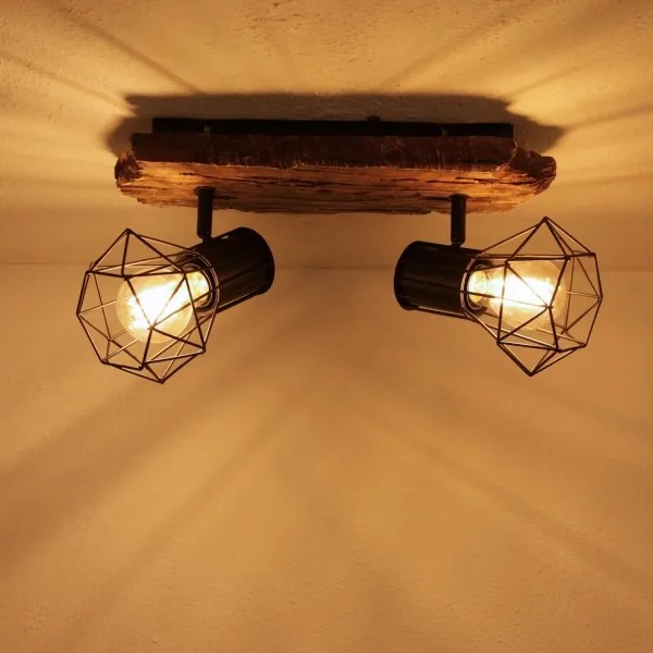 Globo 54017W-2 - Luce Spot PRISKA 2xE27/60W/230V