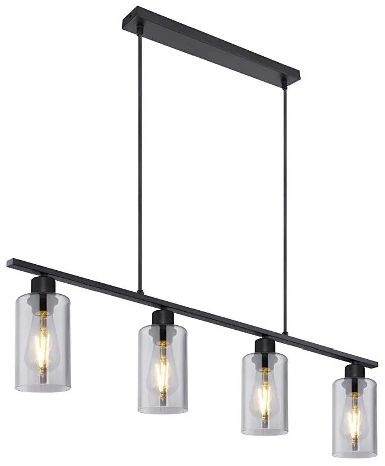 Globo 15465-4H - Lampadario a sospensione con filo HADERA 4xE27/60W/230V