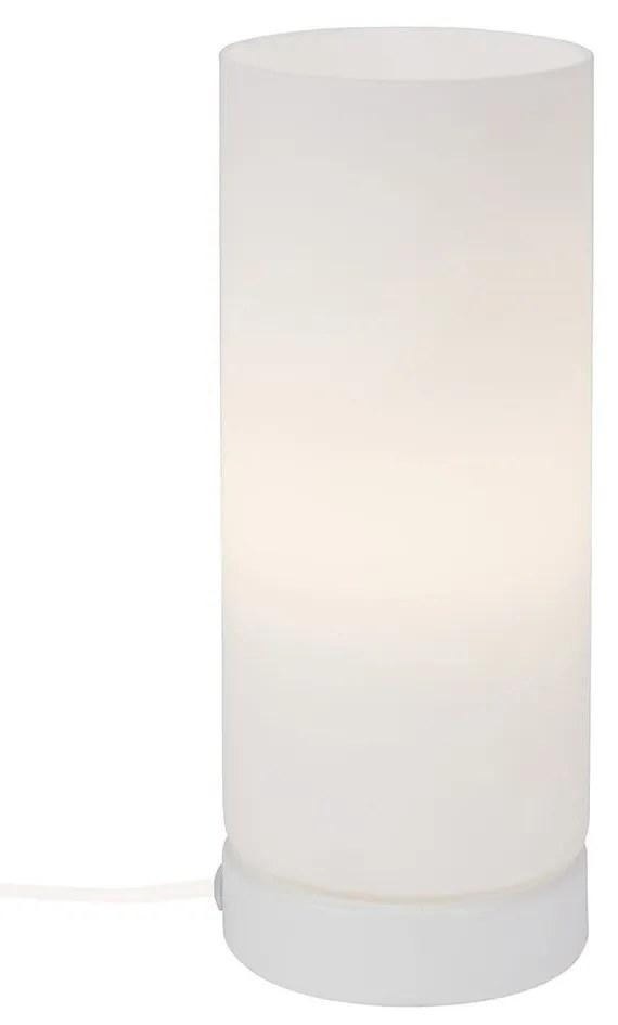 Lampada Da Tavolo Moderna Paipa Metallo Bianco 1 Luce E14