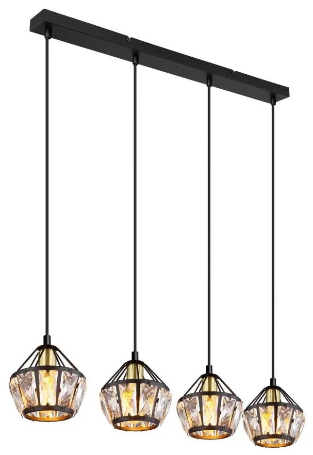 Globo 54359-4H - Lampadario a sospensione con filo LOIS 4xE14/40W/230V