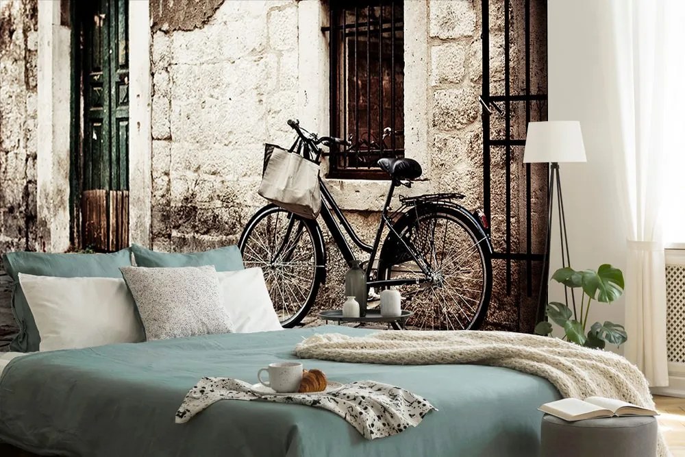 Carta da parati autoadesiva – Bicicletta retrò