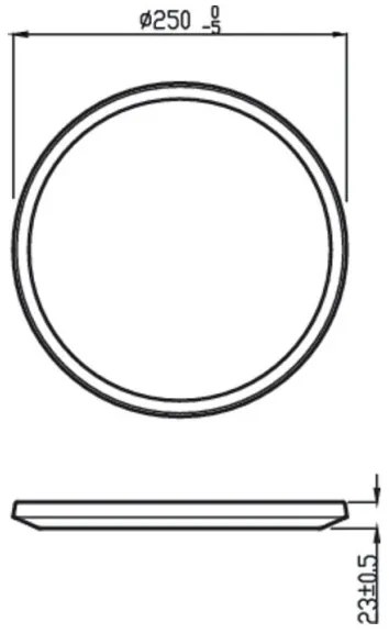 Philips - Lampada LED dimmerabile da esterno SUPERSLIM LED/15W/230V IP54 bianco