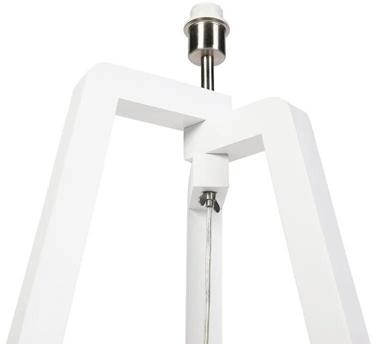 Lampada da terra moderna bianca senza paralume - Puros