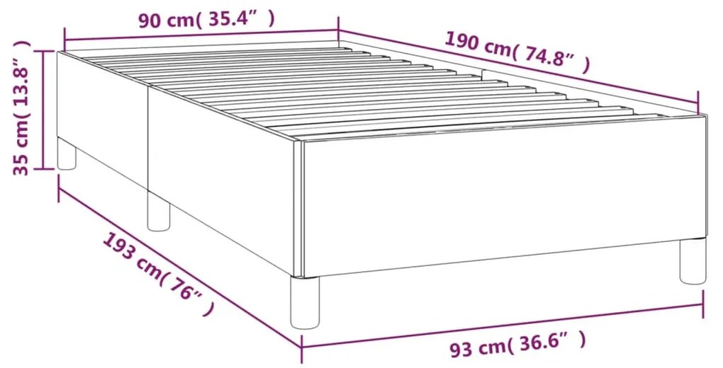 Giroletto Grigio Chiaro 90x190 cm in Velluto