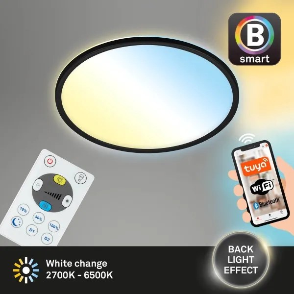 Briloner 7059-015 - Luce LED dimmerabile SLIM LED/22W/230V Wi-Fi Tuya + +TC