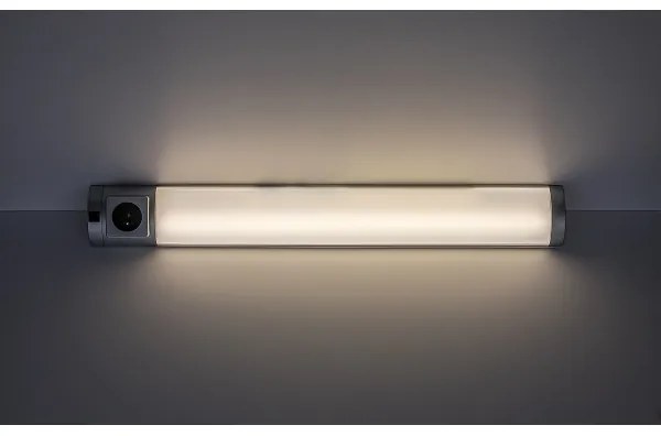 Rabalux 78039 - Lampada LED sottopensile con presa SOFT 2E LED/8W/230V 4000K 68cm argento
