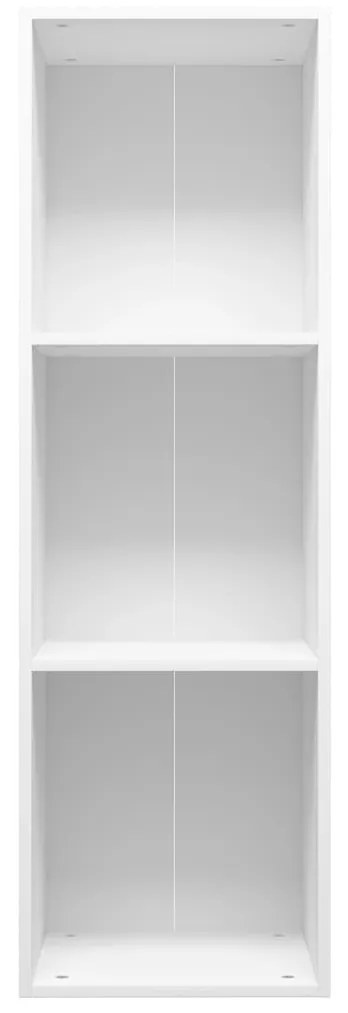 Libreria/mobile tv bianco 36x30x114 cm in legno multistrato