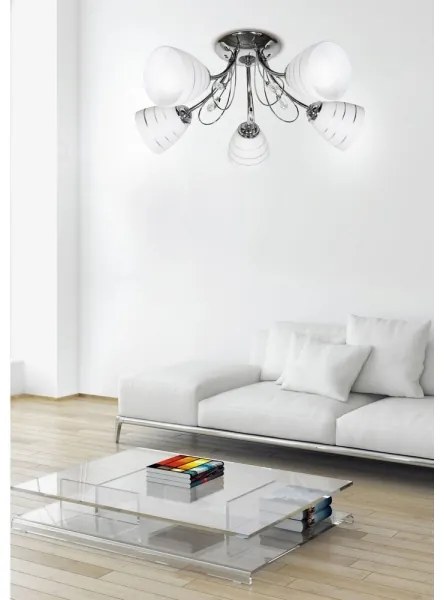 Lampadario a plafone SIMPLI 5xE27/40W/230V