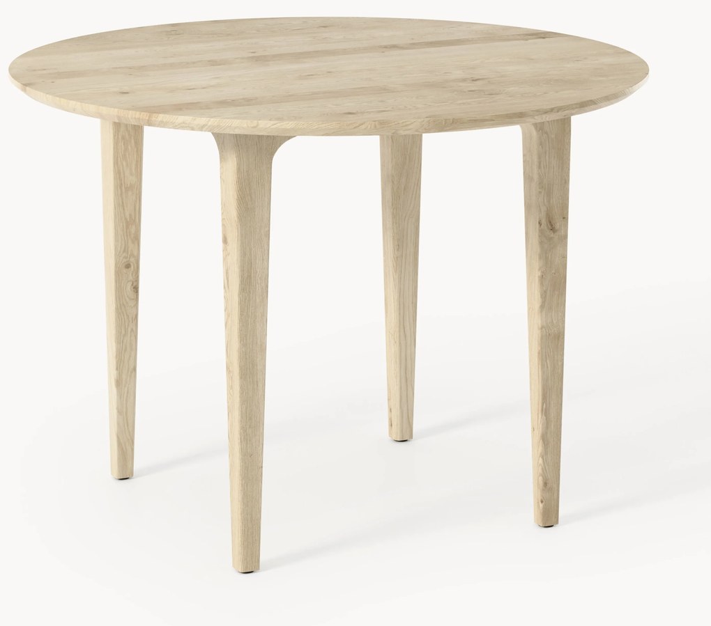 Tavolo rotondo in legno di quercia Archie, varie misure