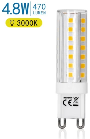 Lampadina LED G9/4,8W/230V 3000K - Aigostar