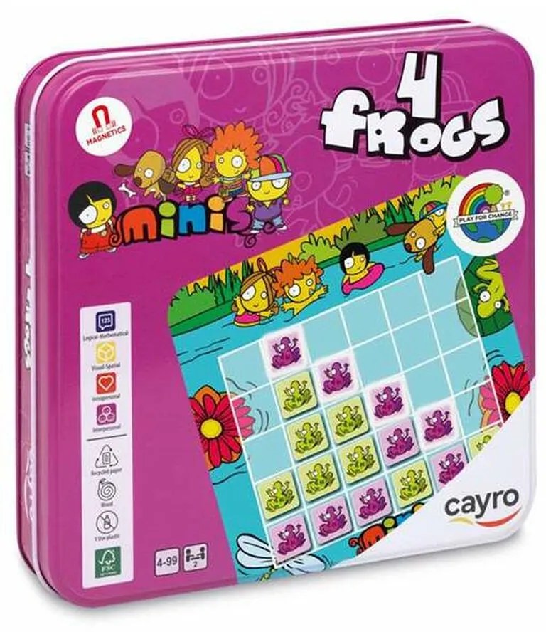 Gioco Educativo Prima Infanzia Cayro Frogs 19 x 19 x 3,5 cm 8 Pezzi