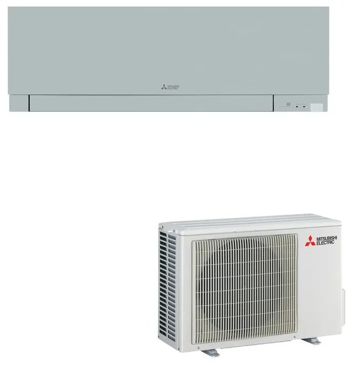 Condizionatore a muro monosplit MITSUBISHI ELECTRIC Kirigamine 12000 BTU classe raffreddamento A+++,grigio