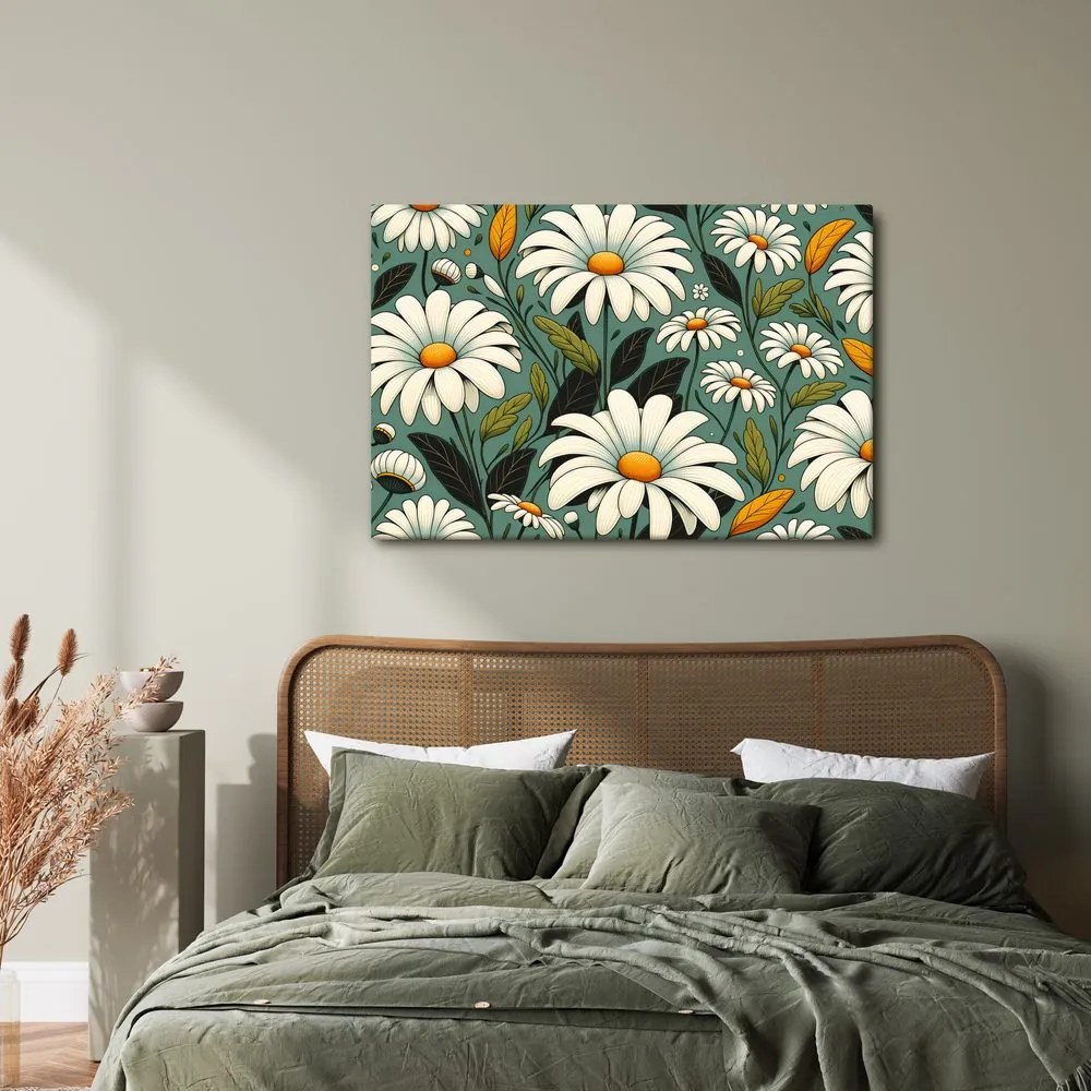 Quadro su tela – Margherite in fiore