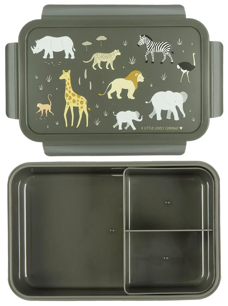 A Little Lovely Company - scatola merenda - animali della savana
