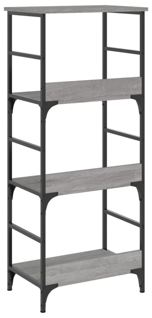 Libreria Grigio Sonoma 50x33x117,5 cm in Legno Multistrato