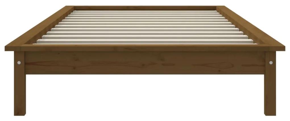 Giroletto marrone miele 100x200 cm in legno massello di pino