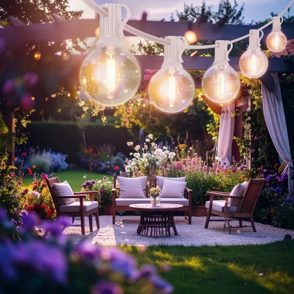 Brilagi - Catena luminosa decorativa LED da esterno GIRLANDA 10xE12 8 m bianco IP44 luce bianca calda