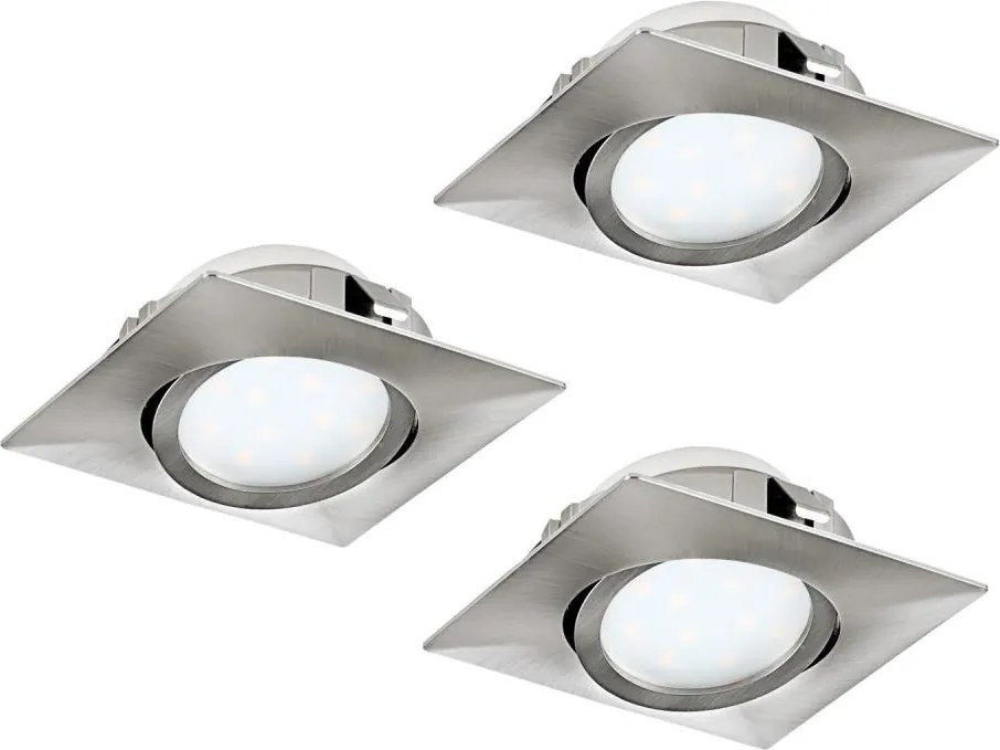 Eglo 95846- Set da 3 faretti da incasso PINEDA LED/4,9W/230V
