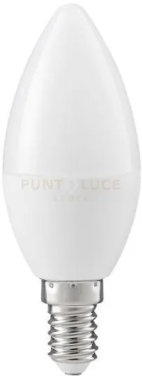 Gla234c- lampadina attacco e14 3000k 380lm 5w candela in plastica o...