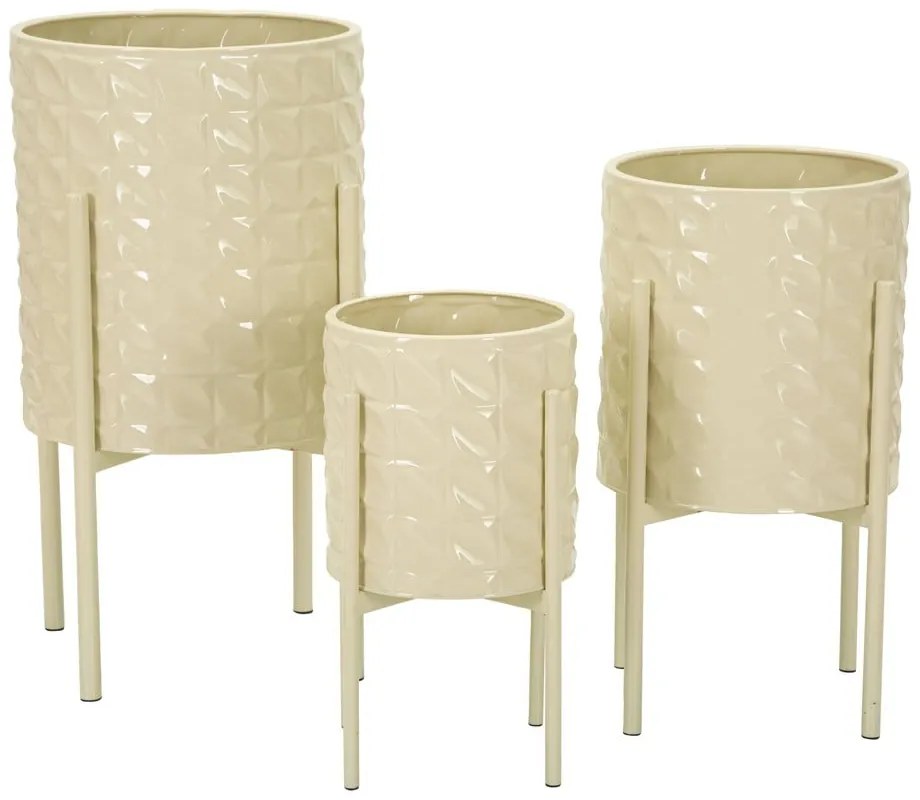 Set di coprivaso in metallo 3 pzø 36 cm Betsy - Mauro Ferretti