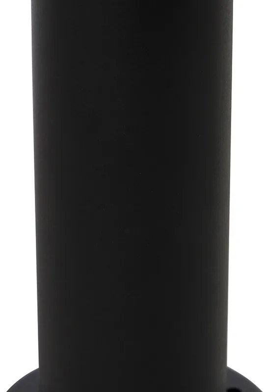 Lampada da terra per esterni nera con globo trasparente 50 cm IP44 - Sfera