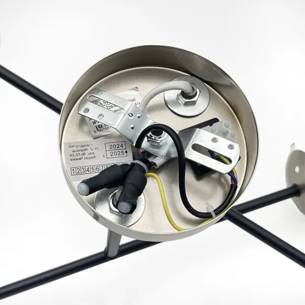 Brilagi - Plafoniera MALIVA 4xE14/15W/230V cromo opaco/fumé