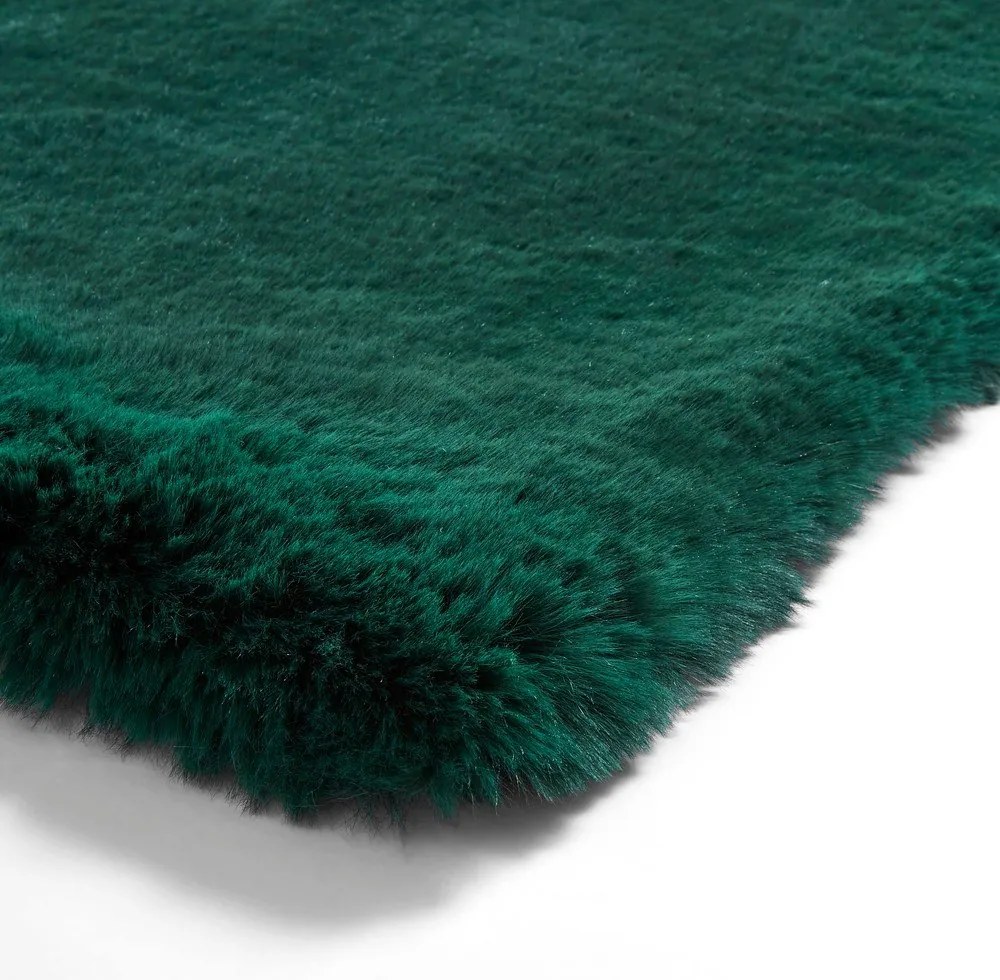 Tappeto verde smeraldo Super Teddy, 80 x 150 cm Super Teddy - Think Rugs