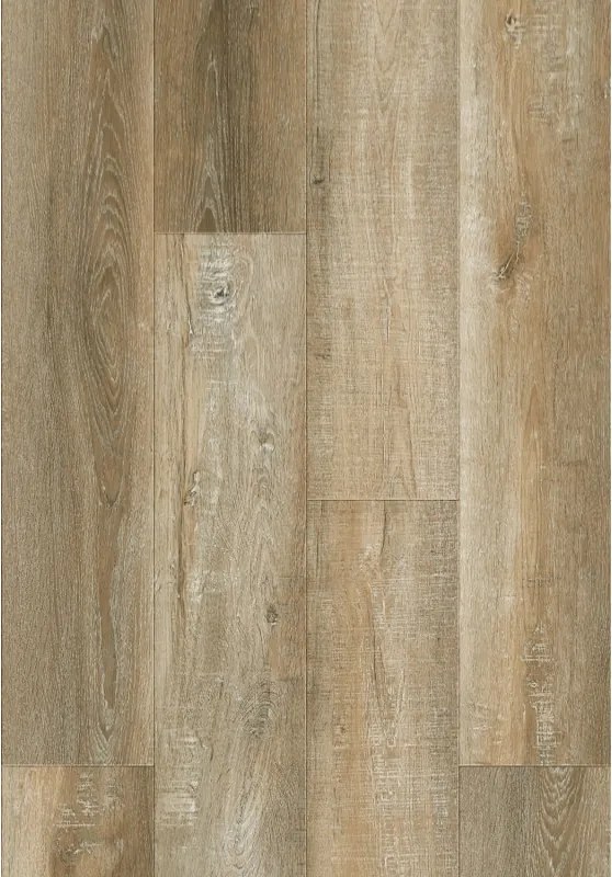 Mexen Cortland pannelli vinilici 1240 x 182 mm SPC 6,5 mm, sottofondo IXPE 1,5 mm, 4 V-Fuga, Rovere - F1008-1240-182-505-4V1-01