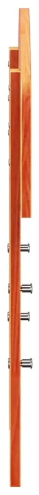 Testiera marrone cera 75 cm in legno massello di pino