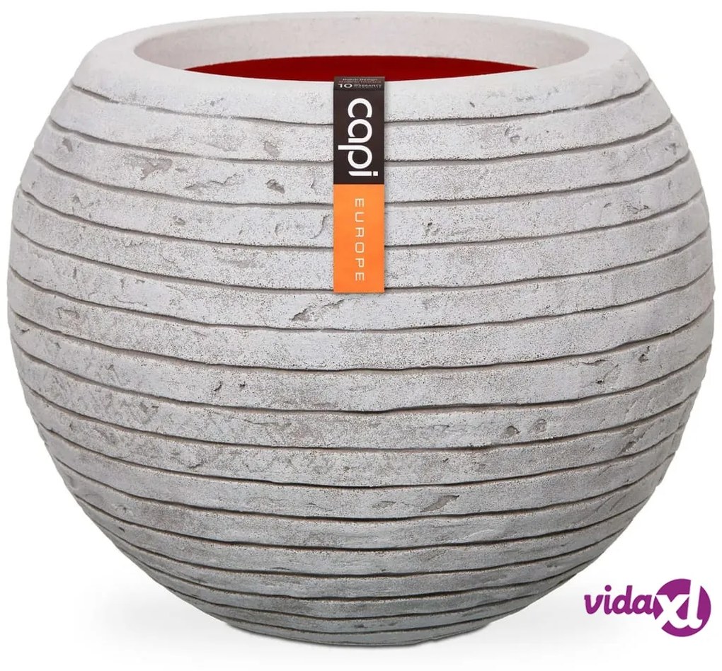 Capi Vaso a Sfera Nature Row 40x32 cm Avorio KRWI270