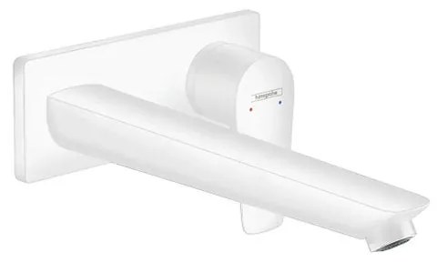 Rubinetto per lavabo Talis E bianco verniciato opaco HANSGROHE H 11.2 cm