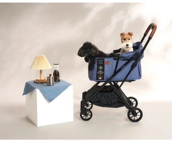 Fikago - Passeggino per cani e gatti FTG Blue Note