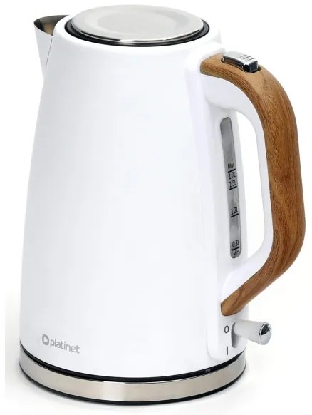 Bollitore 1,7 l 2400W/230V acciaio inox/bianco