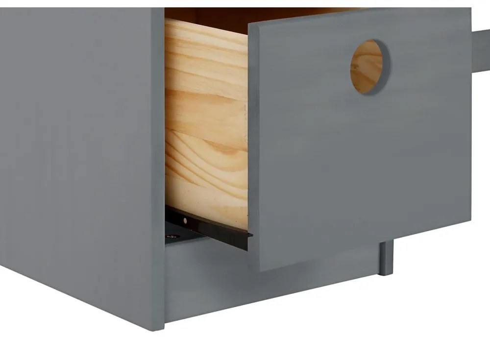 Scrivania in legno di pino 50x100 cm Alpi - Støraa