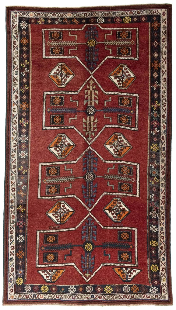 Lori Tappeto persiano 180 x 330 Rosso (Iran) Annodato A Mano