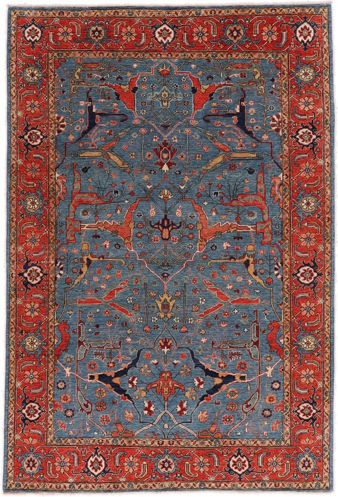 Heriz Tappeto orientale 280x190 (Pakistan) Annodato A Mano